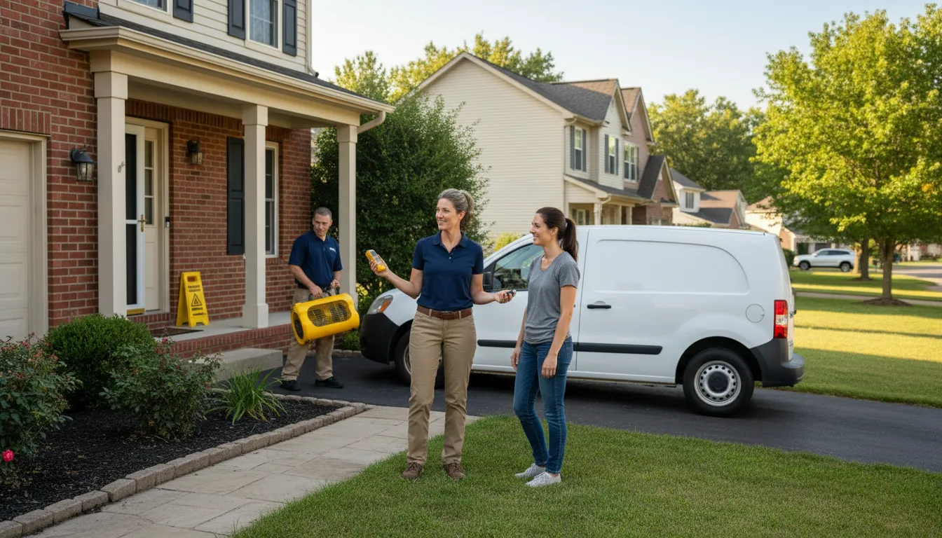 Water restoration image for Dehumidification And Cleanup Services in Beaumont, KY
